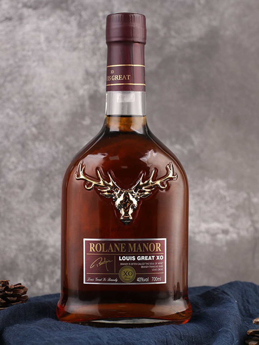 路易大帝XO白兰地双支礼盒装 国产洋酒威士忌40度烈酒brandy