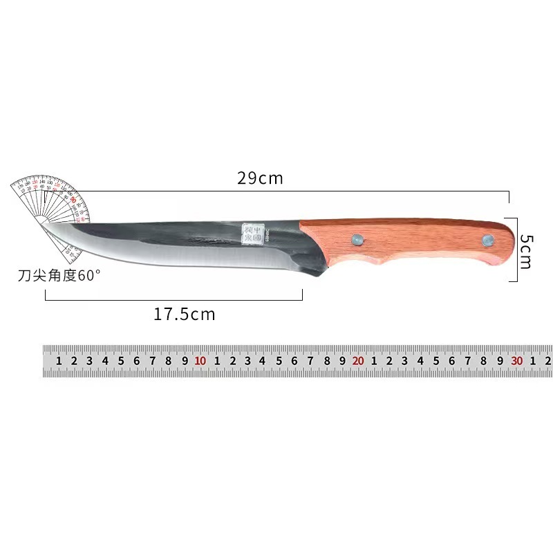 锻打剔骨龙泉家用高硬度锋利卖肉屠夫专用牛羊肉屠宰杀猪分割刀具|undefined