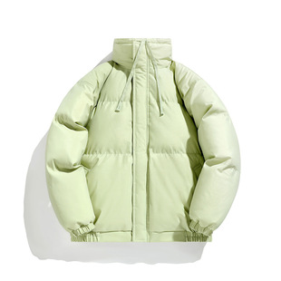 Customized Logo Winter Bread Outwear Men's Trendyy Quilted Cotton Outwear Stand Collar Trendyy Brand Loose Cotton Jacket Jacket Mi Xing