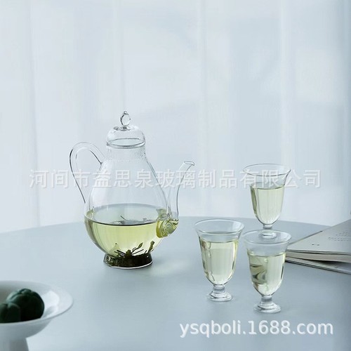 Chinese elegant retro beauty pot Qinghuan teapot set scented tea multi-use one pot two cups wine pot imperial concubine pot