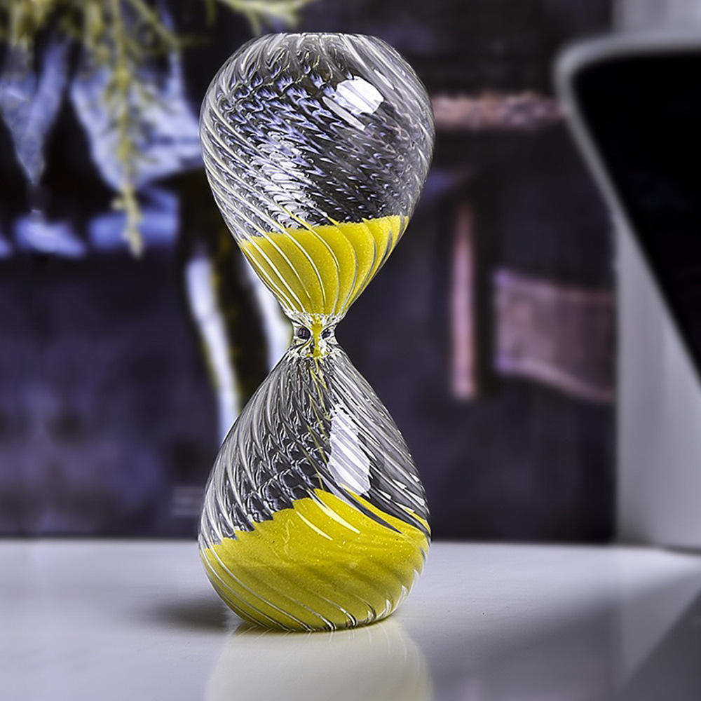 Reloj de arena creativo y original para regalo de cumpleaños, reloj de arena con temporizador, pequeño regalo, decoración para el hogar.