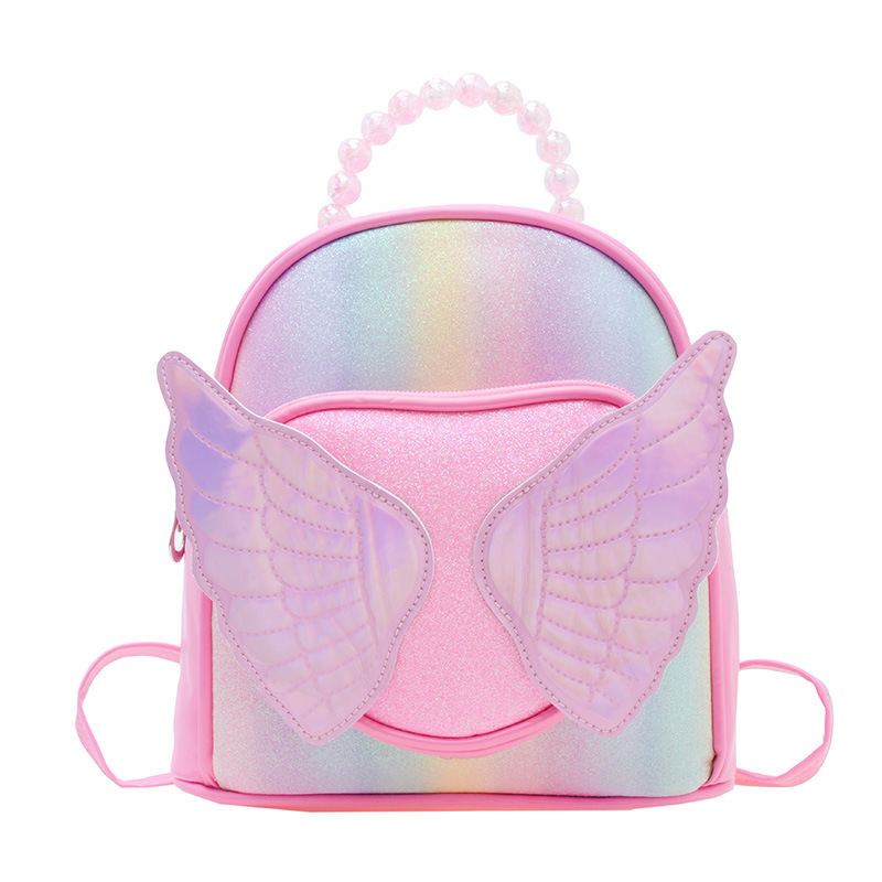 Cartoon kindergarten lindas mochila de estudiantes nueva mochila de chicas de sequillas de moda perla mochila portátil para niños