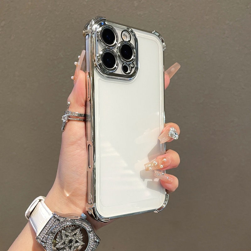 Space plating case for iPhone 15 mobile phone case transpare