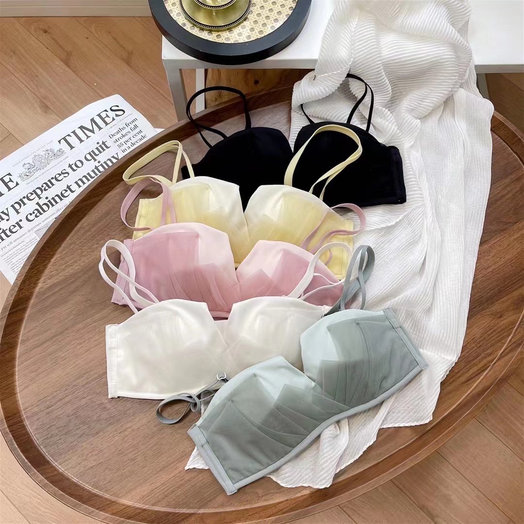 Elegant design lace comfortable wireless bra