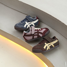 儿童加绒阿甘鞋2025冬季新款女童板鞋宝宝鞋子男童德训防滑运动鞋