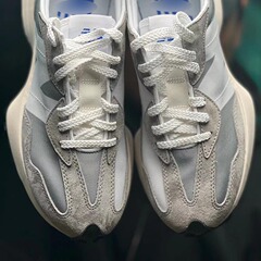 莆田nb327カジュアルレトロ男女厚い底元祖灰海塩色酒赤カップル背上げスポーツランニングシューズ