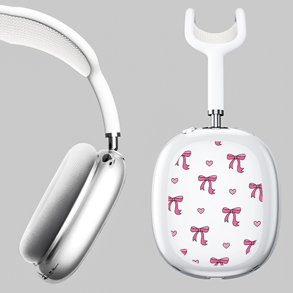 50g Weight iPhone Applicable Brands Headset Protective Sleeve Classification tpu Material Cherry, Bow Knot Pattern Cute Style Tpu Cherry Bow Knot Cute Headset Protective Sleeve Phone Accessories 12
