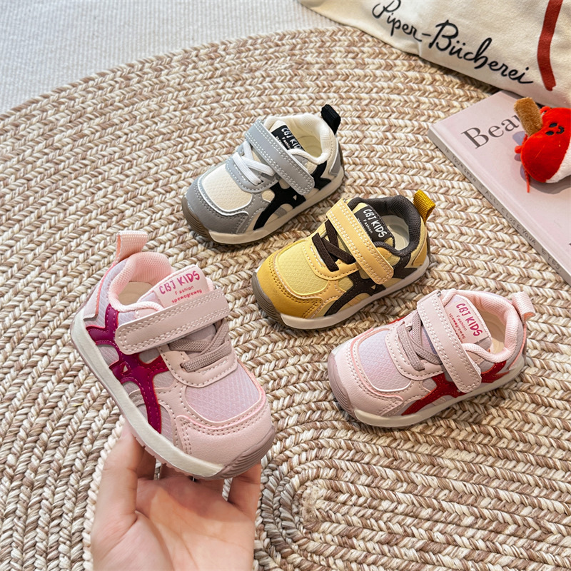 Baby Girl Toddler Shoes Spring and Autum New Soft-Soled Infant Sneakers 1 to 3 Years Old Soft-Soled Non-Slip Boys' Sports Shoes