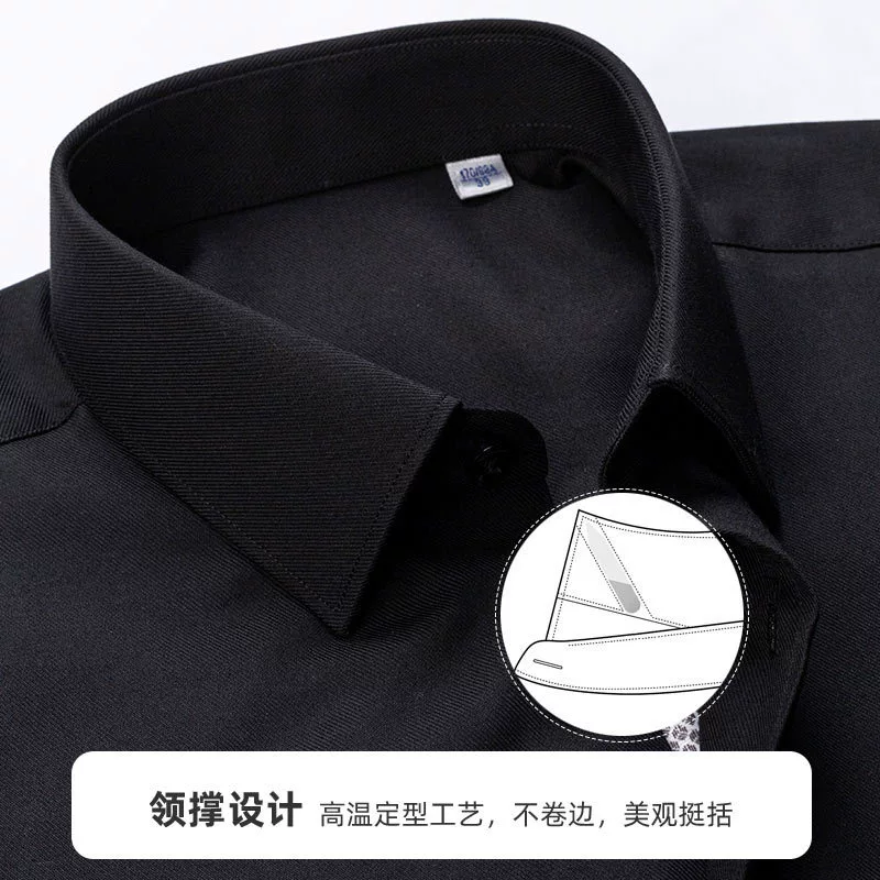 Woolen liner, black quilted winter shirt, increased thickness