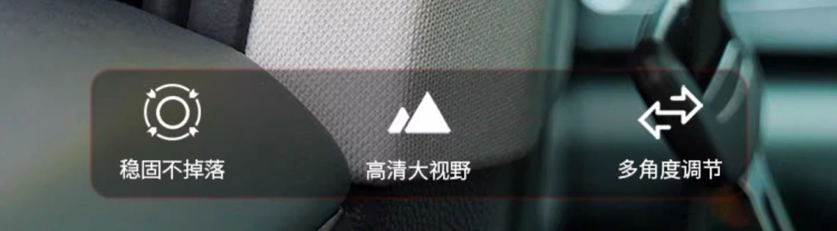 Car Rear Door Opening and Exit Observation Mirror, Rearview Mirror, Interior Rearview Mirror, Blind Spot Removal Wide-Angle Mirror, Anti-Collision Reversing Mirror
