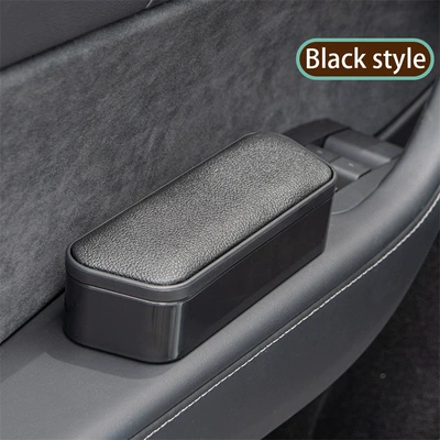 Armrest box, box car lift armrest box - thickening-can-be-raised-in-black-length-17cm-width-6cm
