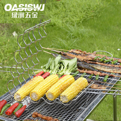 OASISWJ manufacturer wholesale sausage clips, barbecue net clips, outdoor household barbecue tools, corn clips, paper blister