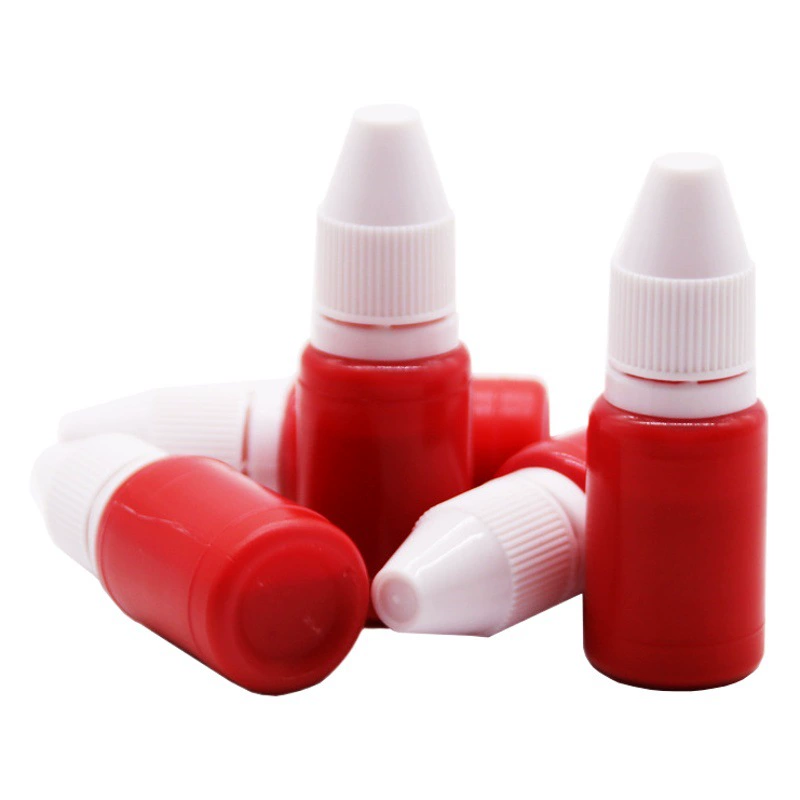 Конфиденциальное масло для печати Чернила для печати Быстросохнущие светочувствительные печатные масла 10 мл Расходные материалы для черных чернил Материал уплотнения оптом