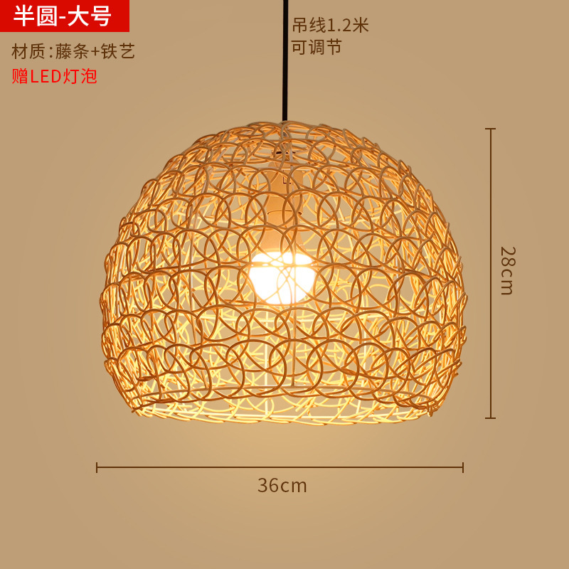 竹ランタンシャンデリア新しい中華レストラン竹アートランプショップ商業ケータリング禅茶室日本製織物ランプシェード|undefined