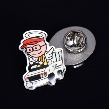 潮玩徽章盲盒批发 珐琅烤漆滴胶IP胸针定做 锌合金徽章包装定制