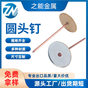 Supply of Kraft Paper Galvanized Insulation Welding Nails, Fixed Insulation Iron Ventilation Duct Welding Nails, Insulation Nails