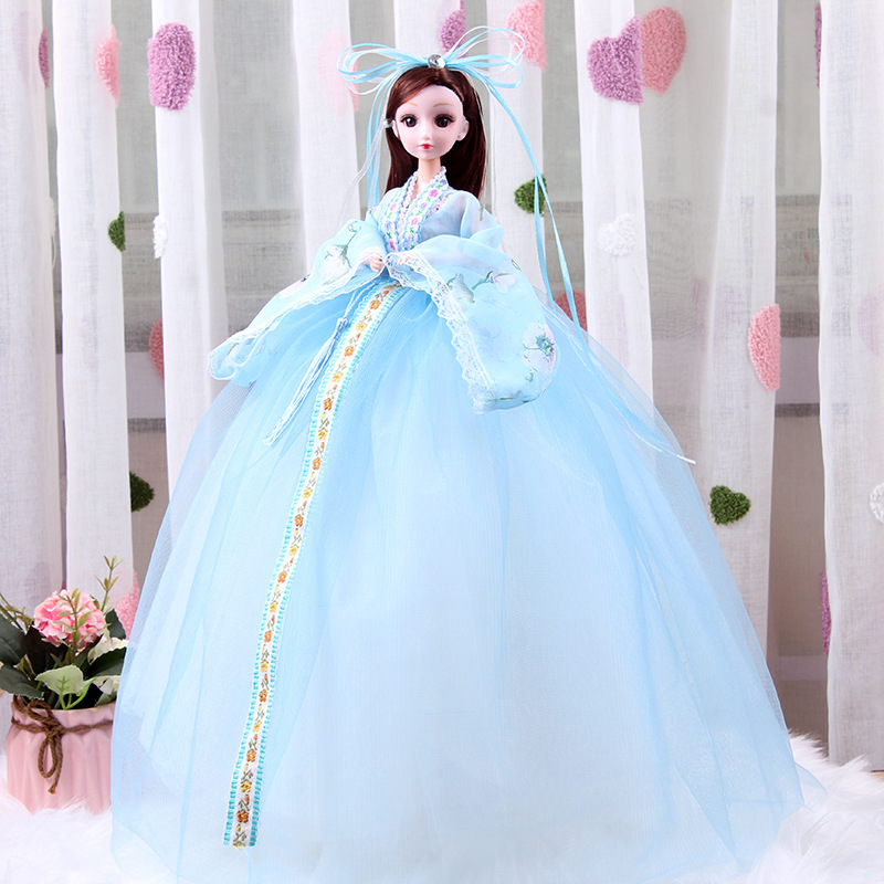 Hengchao Mysterieuze Trouwjurk Feeënset Grote Speelgoedpop Meisje Cadeau Hanfu Oud Kostuum_voghion.com