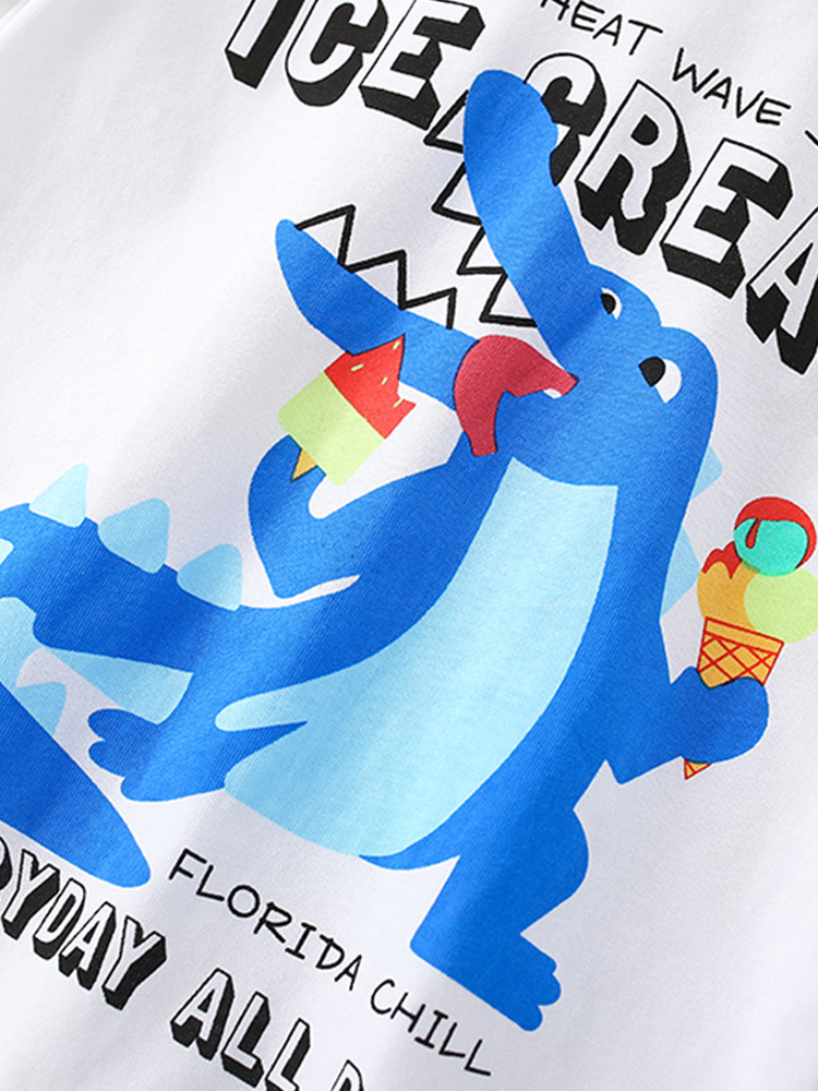 Malwee ropa para niños de verano nuevo estilo europeo y americano para niños pequeños y medianos cuello redondo casual pantalones de manga corta guapo conjunto de dos piezas para niños
