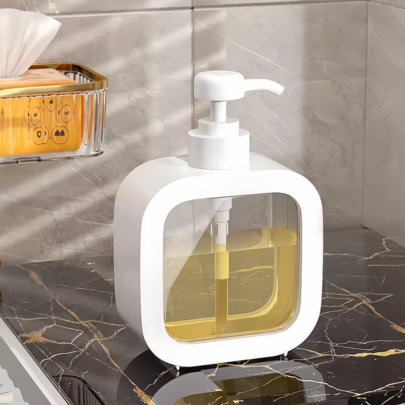 Botellas dispensadoras de champú y gel de ducha, botellas de loción tipo presión, detergente para ropa de alta calidad, jabón de manos, botellas vacías de detergente lavavajillas.