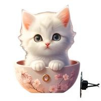 Comercio exterior transfronterizo suéter gatito productos acabados ventilador clips decoración de automóviles perfume adorable acrílico decoración impermeable image 51