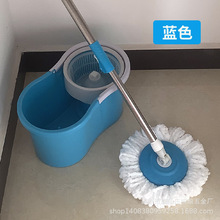 免手洗旋转拖把懒人手压墩布桶八字桶好神拖带轮双驱动甩干拖把桶