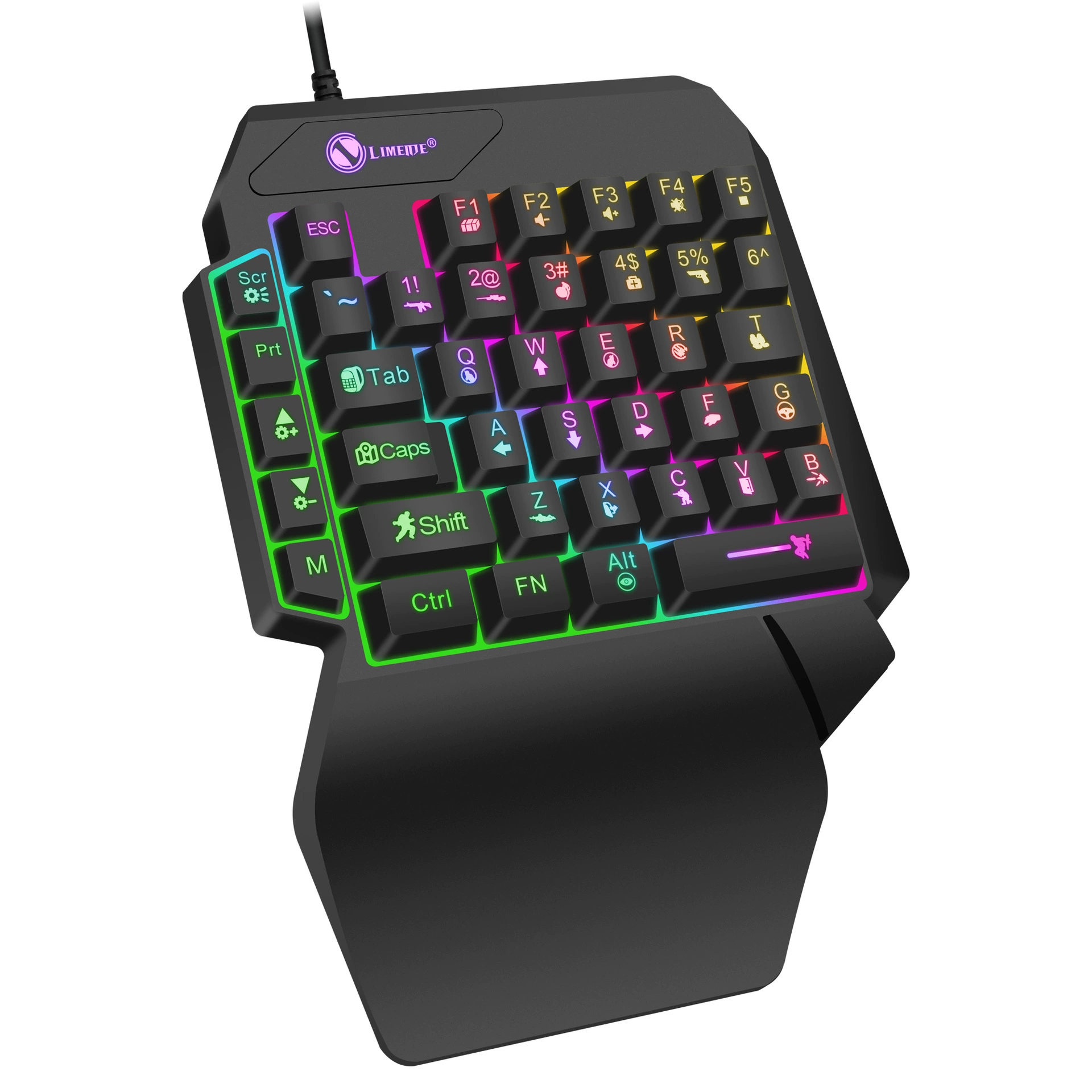 Limne Magnesium GK103S Подсветка игры клавиатура механическая пальчиковый клык еда курица трон Merittoles и мышь Merists конвертеры