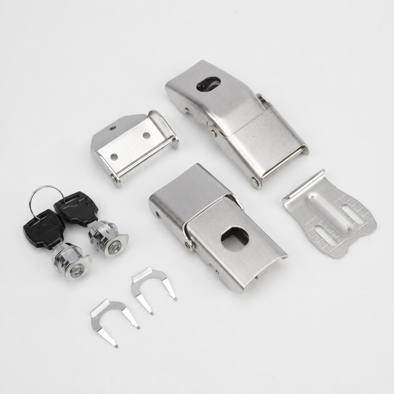Motorcycle Aluminum Alloy Tail Box Base Plate Tray Quick-Release Base Stainless Steel Carbon Steel Universal Modification Parts Thickened Version