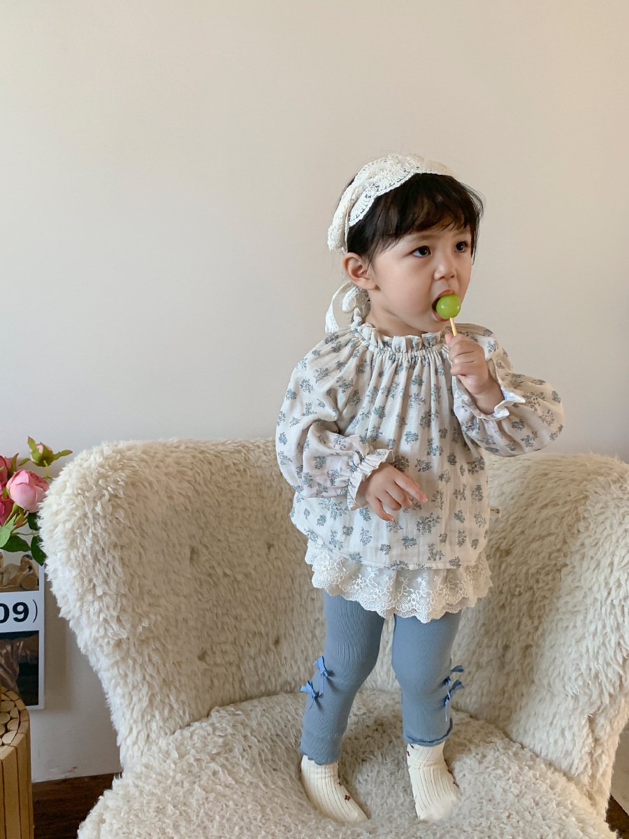 Camisas de niños de otoño para niños coreanos de manga larga camisa casual para muñecas de mujer