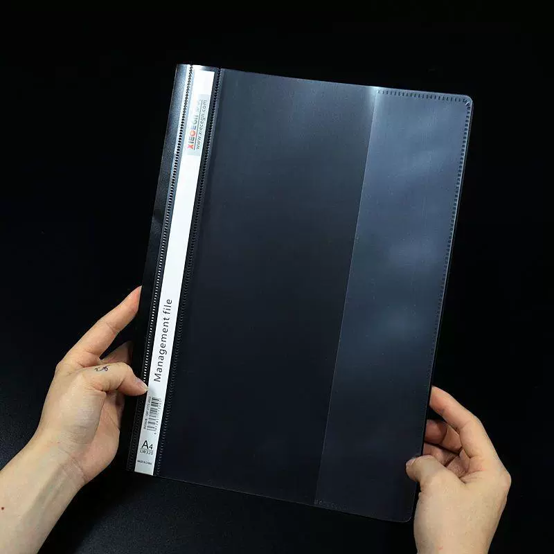 Creative live page 2 -hole A4 folder punching transparent folder dual -hole report folder folder office binding folder