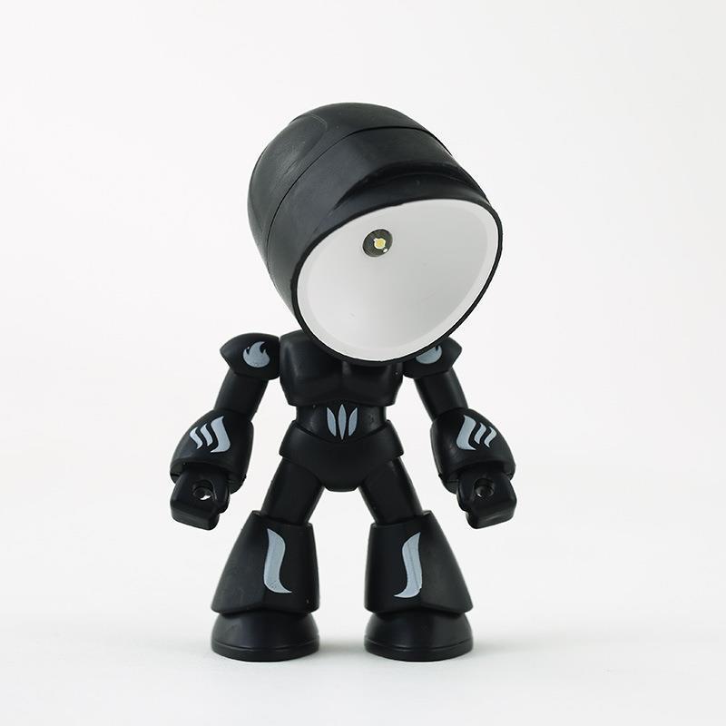 新商品創意萌えペットdiy小夜灯ミニデスクトップ置物磁気吸小電気スタンドロボット戦世警礼品|undefined