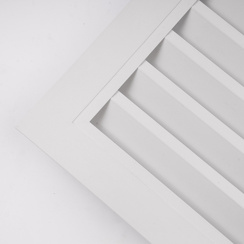 工廠批發手動防水百葉風口鋁合金中央空調出風口室內排煙通風口