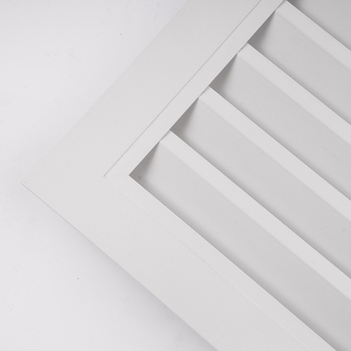 Factory wholesale manual waterproof louvers aluminum central air conditioning outlet indoor smoke exhaust ventilation port