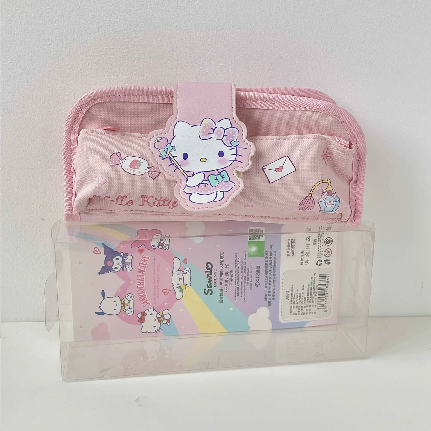 Sanrio Hello Kitty, оригинальная мультяшная косметичка-органайзер