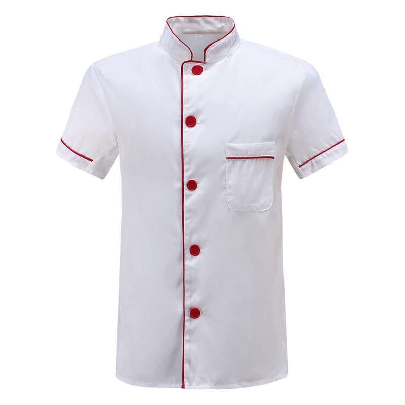 Комбинезон шеф-повара Кухня Комбинезон шеф-повара Летняя зимняя одежда с короткими рукавами и длинными рукавами Кухонный отель Комбинезон Кухонный отель ЛОГОТИП