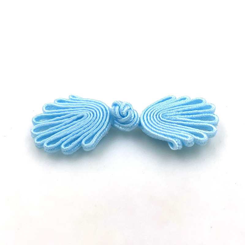 Hecho a mano de nueve cuentas hebilla de la placa de nueve cuentas sin cuentas cheongsam hebilla superior hecha a mano estilo étnico pegatinas de boda Tang traje botones decorativos