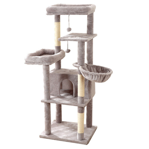 Cross-border cat tree large cat tree space-saving cat stand international trade cat tree cat bed integrated pet supplies bestseller