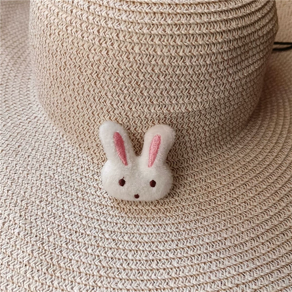 5cm rabbit head with opening at the back