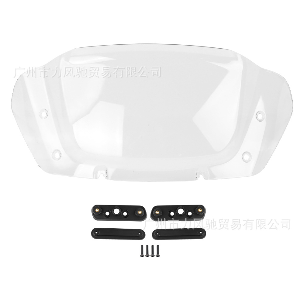 Soporte para parabrisas delantero para motocicleta de 10 pulgadas Harley Avenue Gliding CVO 23 - 24