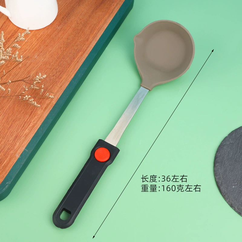 Два предмета повседневной кухонной утвари для дома, утолщенные силиконовые, без царапин кастрюле, антипригарная кастрюля, жарка, стойкость к высоким температурам