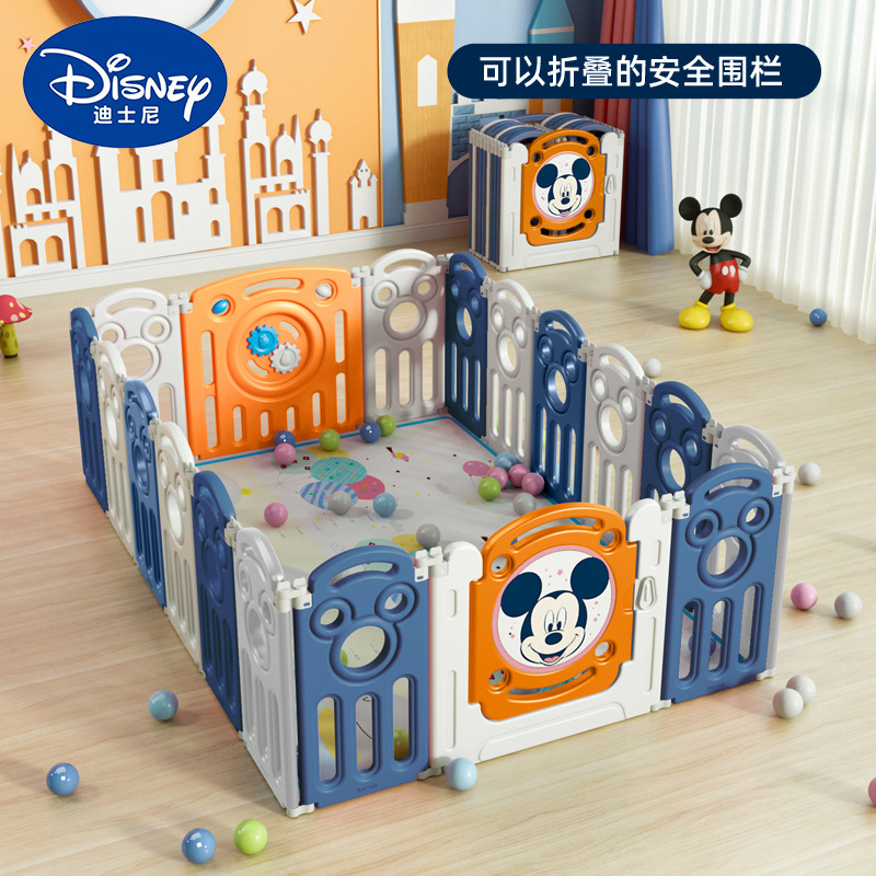 Disney Baby Indoor Ground Play Fence Kids Fall Resistant Baby Crawling Pad Barrera de Protección