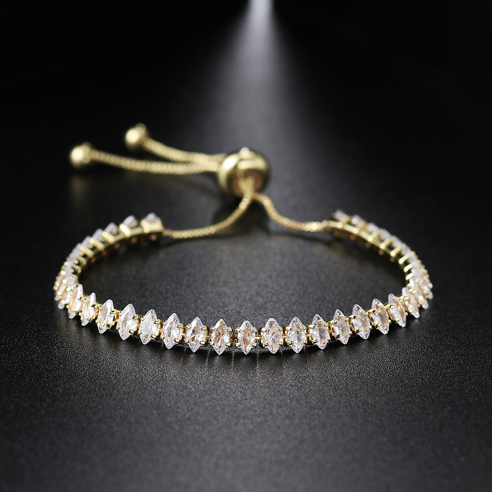 10g Weight Zircon Inlay Material Bracelets Classification 1 Piece Quantity Daily Occasion Copper Material Eye Pattern Women'S Gender Inlay Design Simple Style Style Simple Style Eye Copper Inlay Zircon Bracelets 1 Piece 6