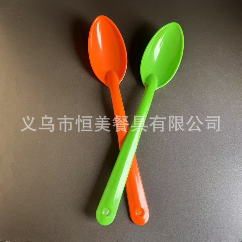 Cubiertos de melamina tenedor y cuchara para ensalada y sopa disponibles en varios colores cuchara grande de melamina