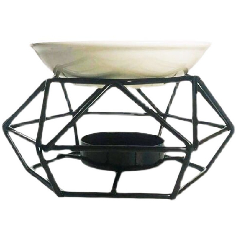 Lámpara de aromaterapia de hierro, estufa de vela o aceite esencial, fábrica directa para incienso y hogar