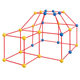 Amazon Children's Tent Building Game House Toy Beaded Tent DIY Indoor Outdoor Cross-Border