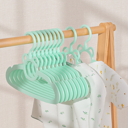Children's clothes hanger baby seamless clothes drying rack infant and toddler clothes hanging support newborn baby small child baby home