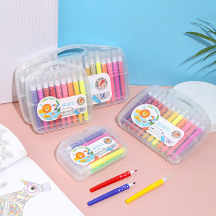 Hole Soft Head Kidsren's Watercolor Pen Washable Toddler Corrective Grip Brush Safe Primary School Students Art Supplies