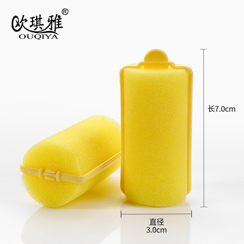 Rollo de pelo de nylon con dientes rollo de pelo esponja rollo de sueño