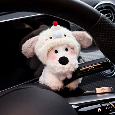 2026 New Model West Highland Car Dashboard Decoration Car Wiper Turn Signal Light Doll Car Interior Accessories Cute for Women (Car ornaments) - west-highland-terrier-puppy-set