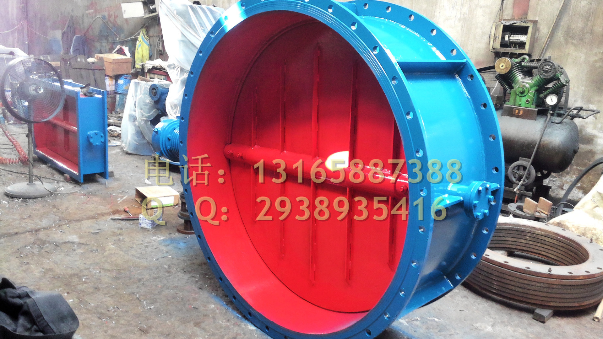 爱凯斯DF941w-O.1电动通风蝶阀 钢制焊接蝶阀