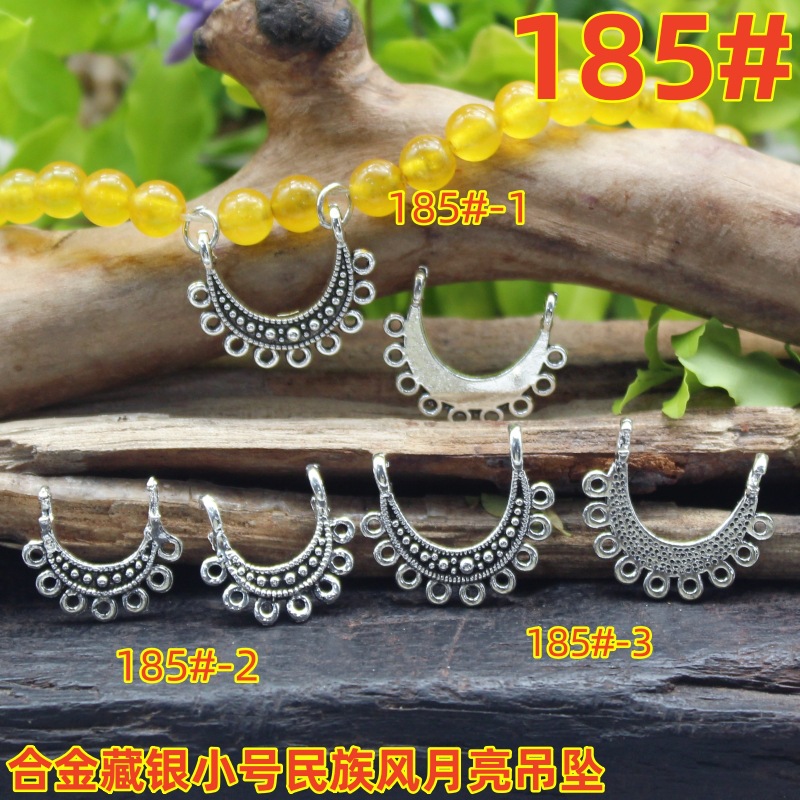 Metal small ethnic retro pendant